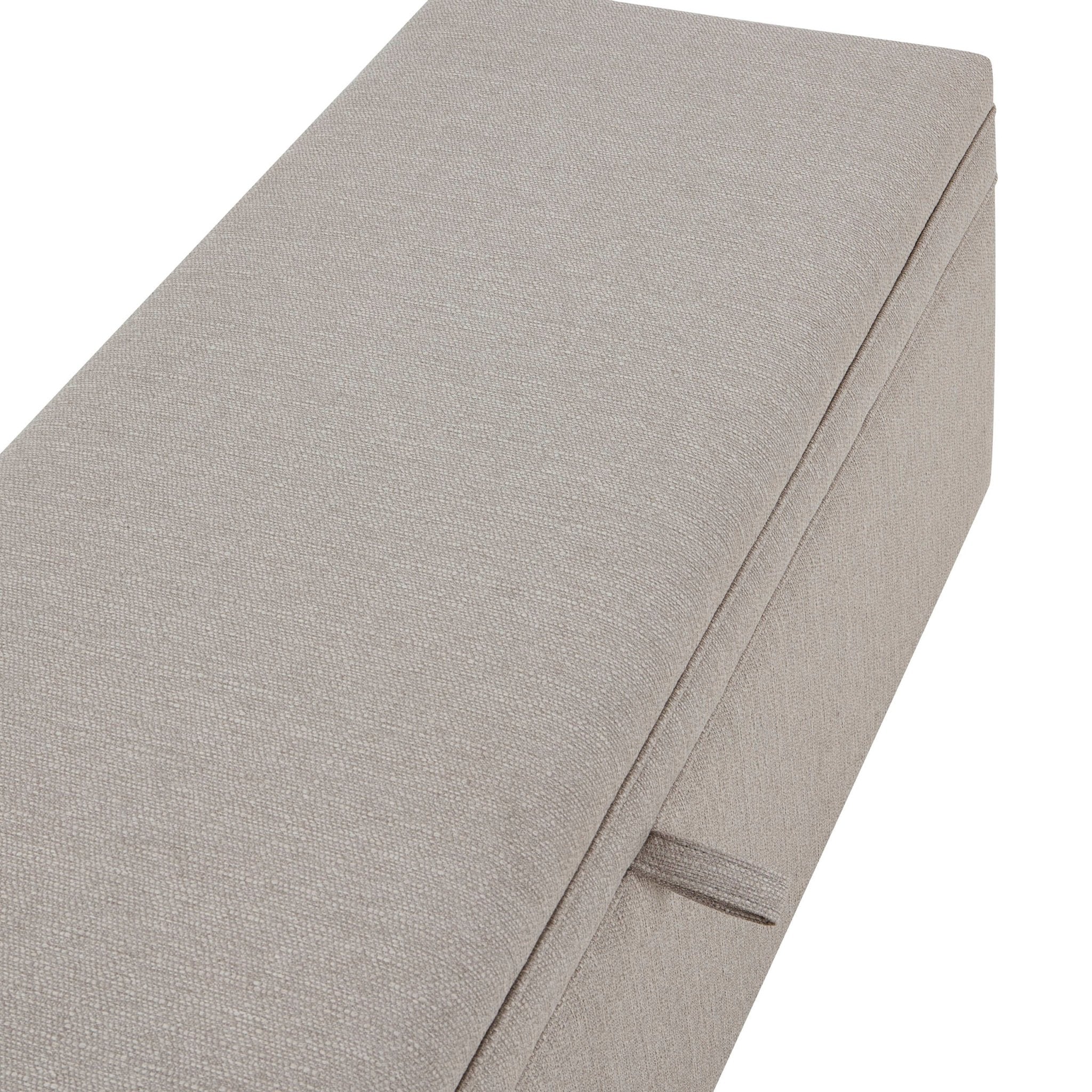 Storage Ottoman - Stone Grey