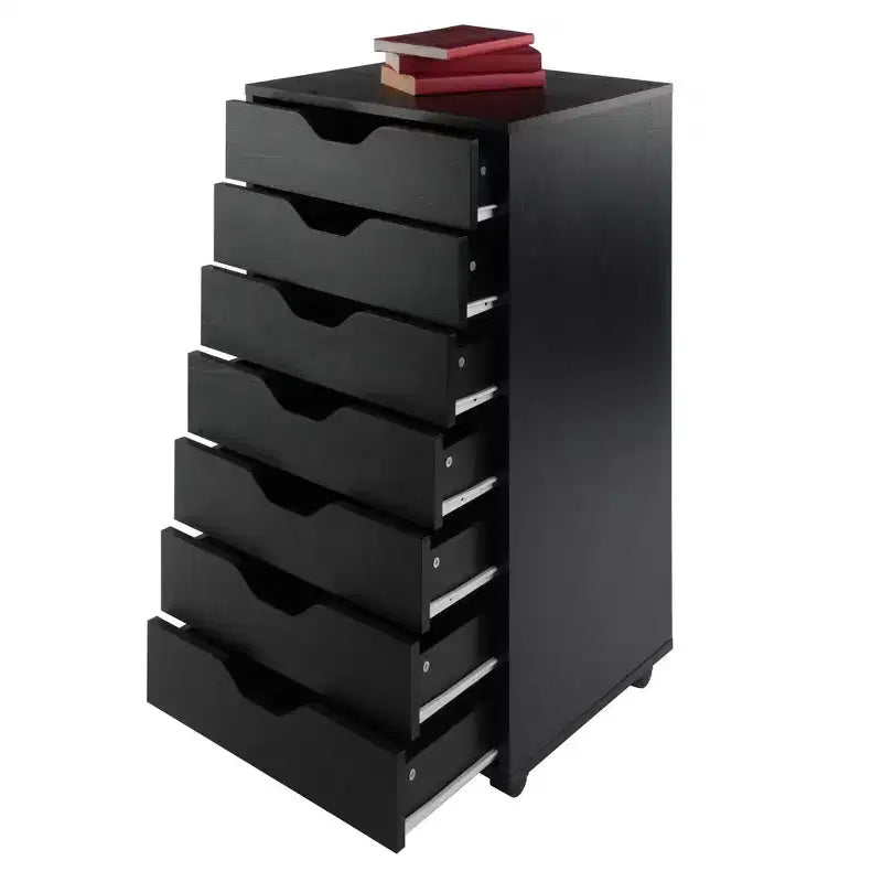 7 Drawer Cabinet with Casters -