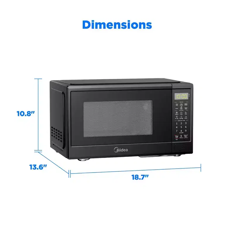 Midea 0.9 cu. ft. Countertop Microwave Oven, 900W