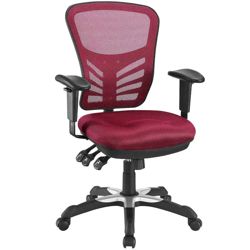 Ergonomic Mesh Office Chair with Adjustable Back & Armrests