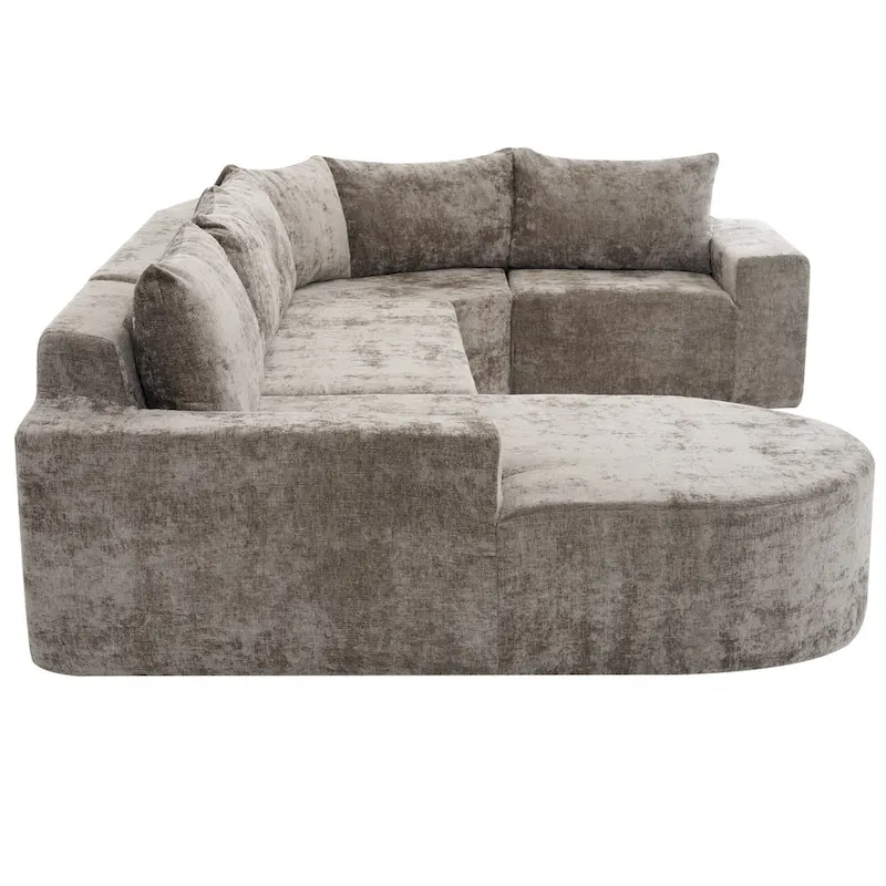 Modular Sectional Sofa Living Room Floor Couch Chaise Lounge
