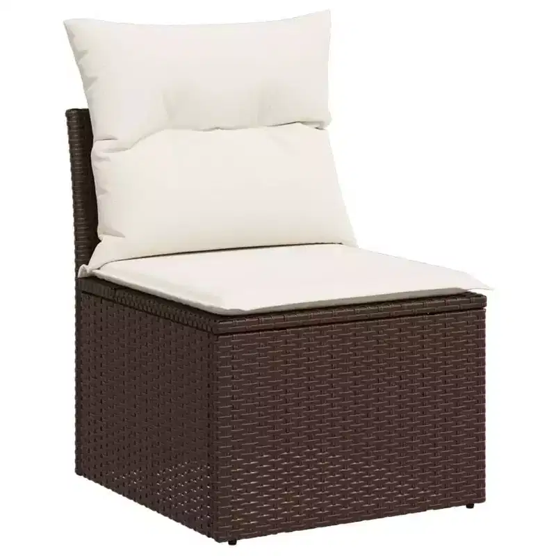vidaXL Handy Patio Sofa Set with Cushions for Chilling Outside