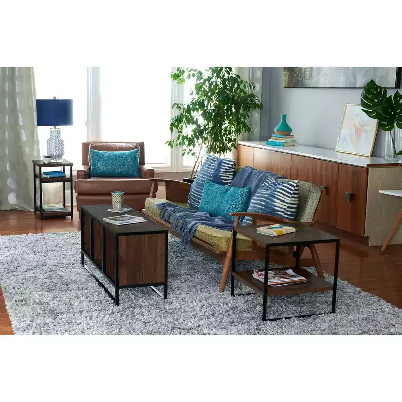 Household Essentials Jamestown TV Stand