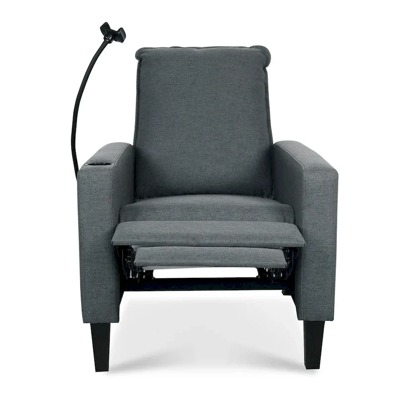 Adjustable Recliner Sofa with Cup Holder and Storage Pocket