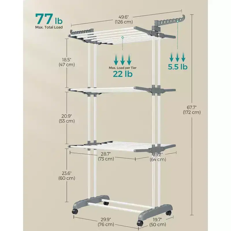 4-Tier Clothes Drying Rack