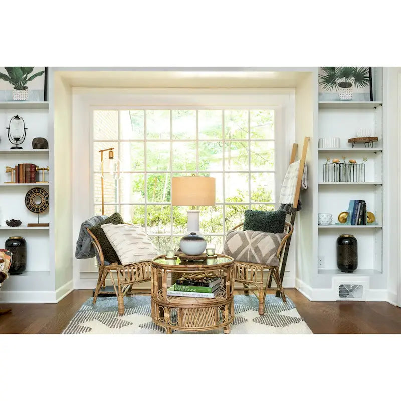 Pure Bamboo Chair with Rounded Back