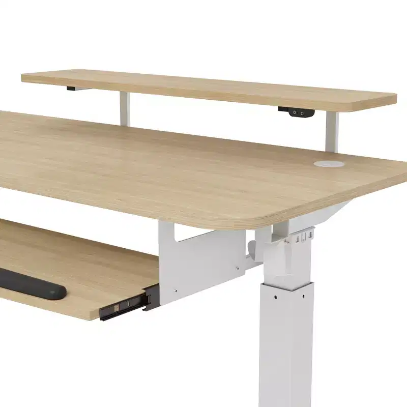 EUREKA ERGONOMIC 60x23 L Shaped Standing Desk with Accessories Set