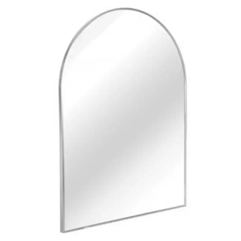30 x 40 Arched Decor Wall Mirror, Large Modern Aluminum Alloy Frame Vanity Mirror for Entryway & Bathroom