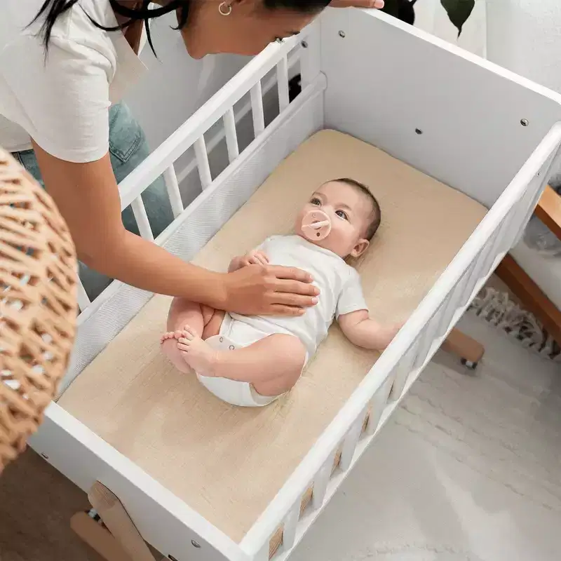 Comfy Cubs Muslin Cotton Bassinet Sheets - Soft, Breathable 100% Cotton - Gentle for Baby's Skin, Universal Fit, 2 Pack
