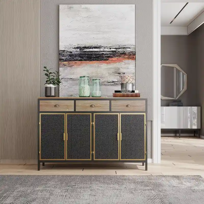 Sideboard with Drawers and Doors