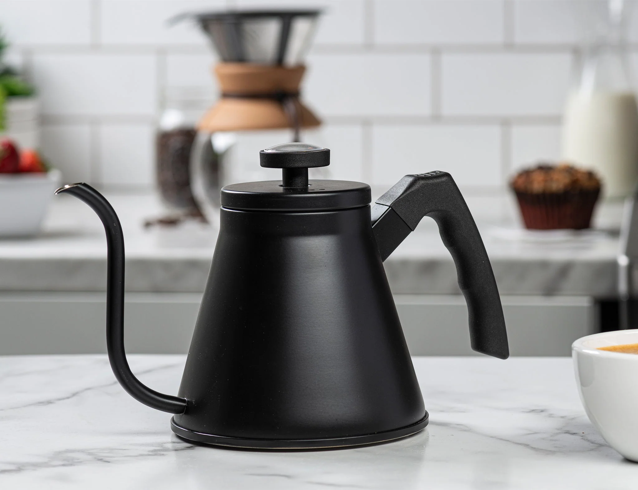 Gooseneck Pour Over Kettle, Stainless Steel, 27 oz