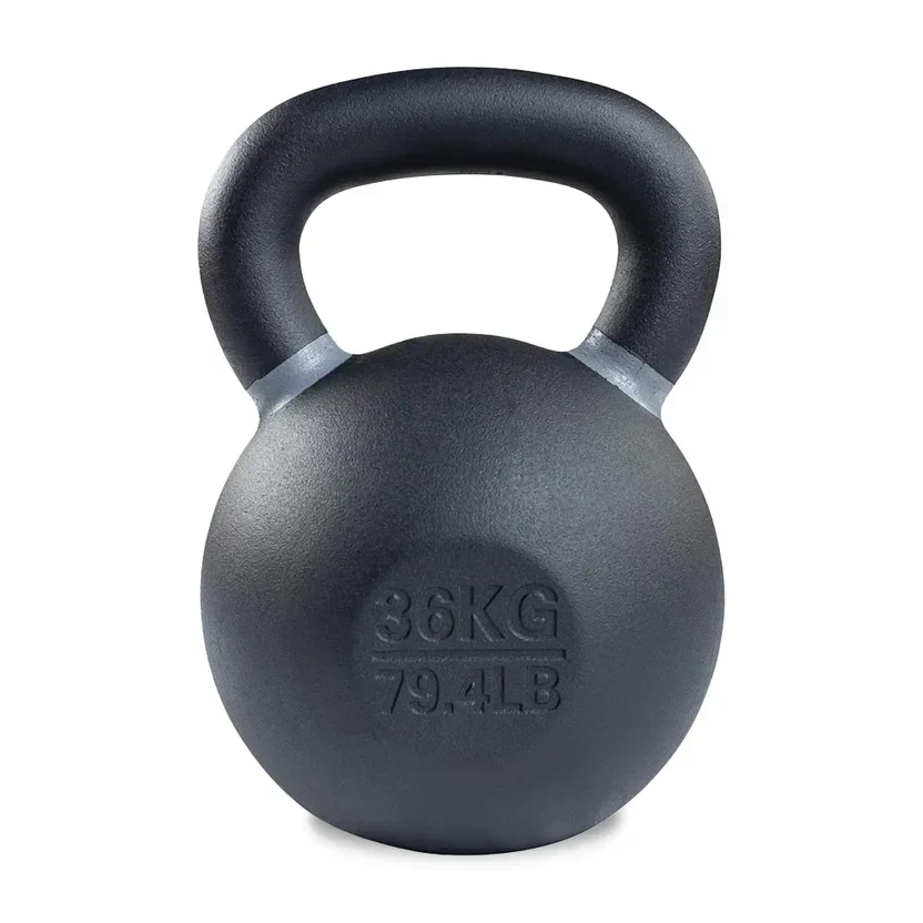 Cast Iron Kettlebells Set ¨C Solid Iron, Rust Resistant Coating, Ergonomic Grip ¨C Full Body Strength & Power Training ¨C Ideal for Home Gyms