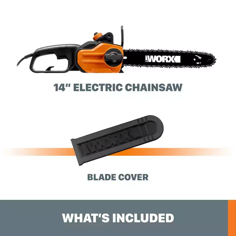 Worx WG305 8 Amp 14 Electric Chainsaw