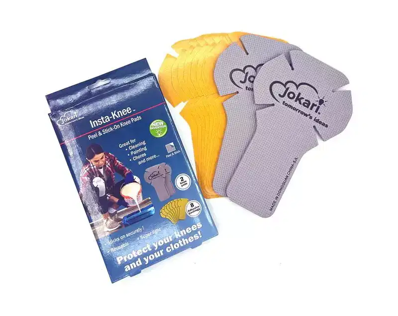 Jokari Insta-Knee Peel & Stick-On Knee Pads
