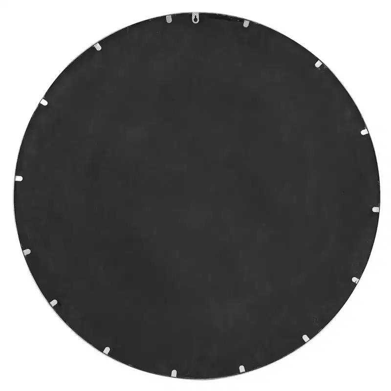 Howard Elliott 24"x18" Rectangular Framed Vanity Mirror Smokey Gray: Modern Style, MDF, Wall Mount, No Assembly Required