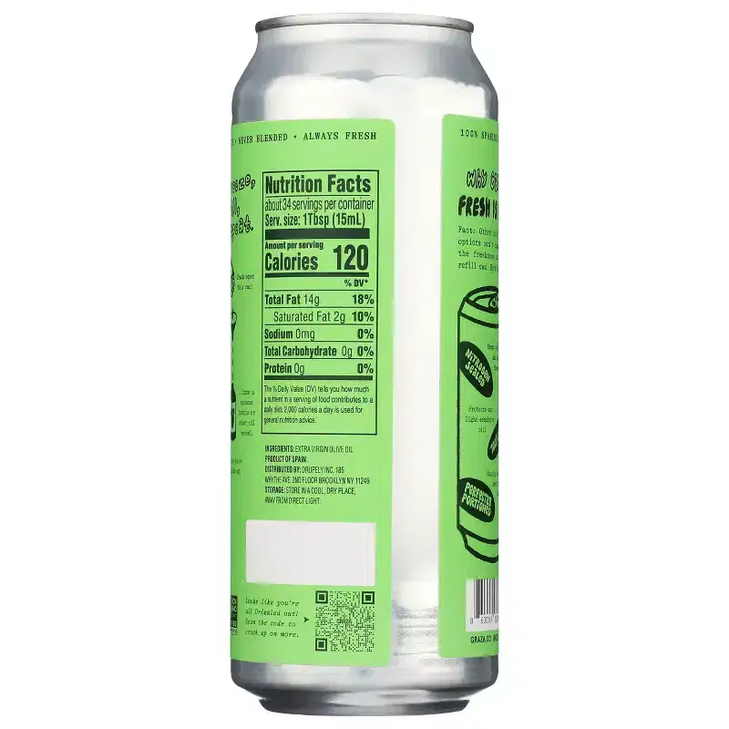 Graza Refill Drizzle Extra Virgin Olive Oil - 483mL
