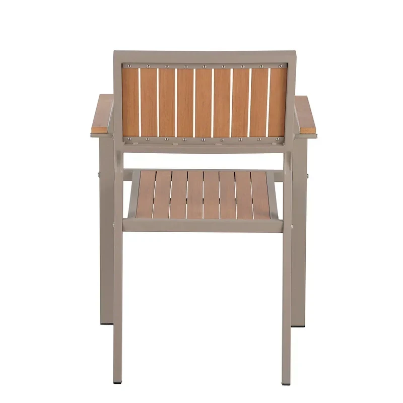 7-Piece Outdoor Extendable Dining Set with Extendable Table and 6 Armrest Chair