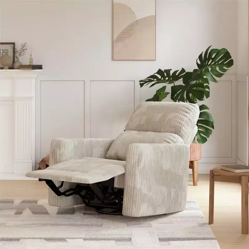 DHP Lukas Swivel Recliner Chair