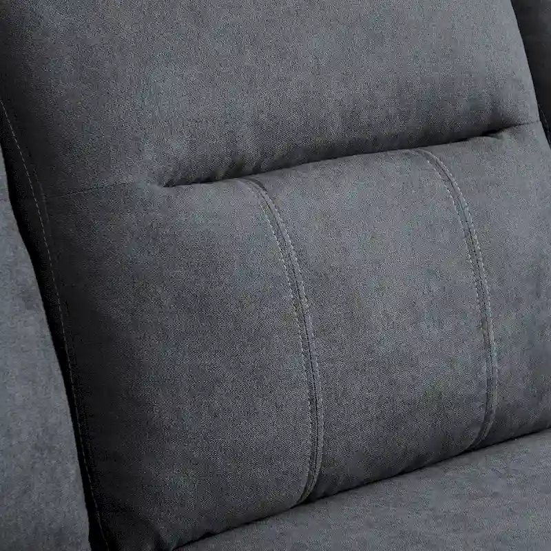 106.69 4 Seater L Shaped Reversible Sectional Sofa with Side Storage Bags