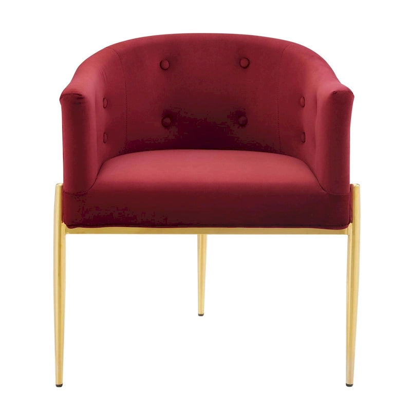 Savour Tufted Performance Velvet Accent Chairs - Set of 2