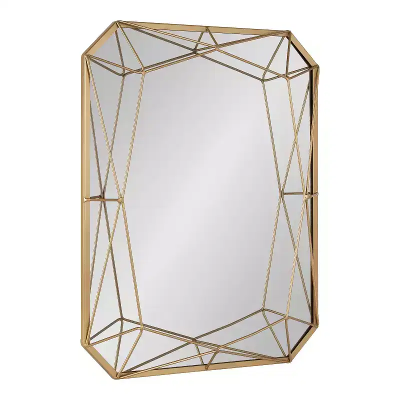 22 x 28 Keyleigh Rectangle Metal Accent Wall Mirror - Kate and Laurel