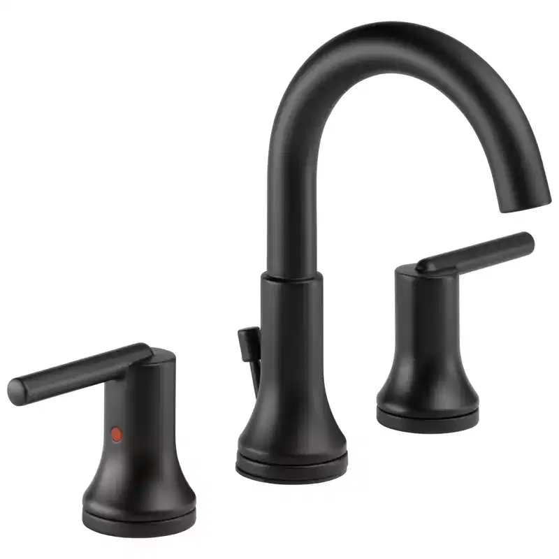 Delta Faucets Trinsic Two Handle Widespread Bathroom Faucet