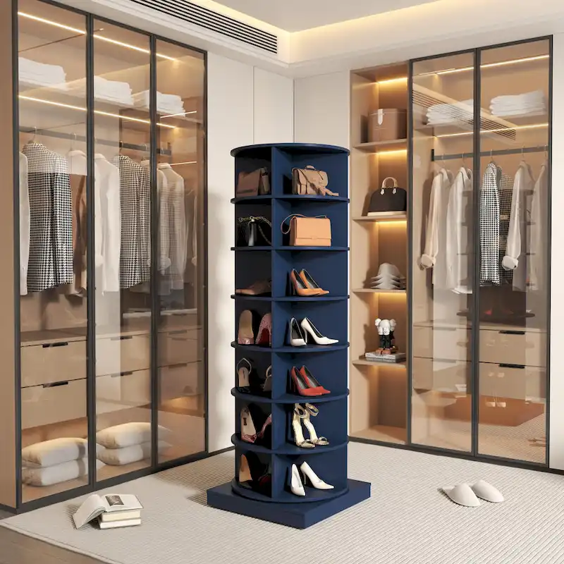 360 Rotating shoe cabinet 7 layers