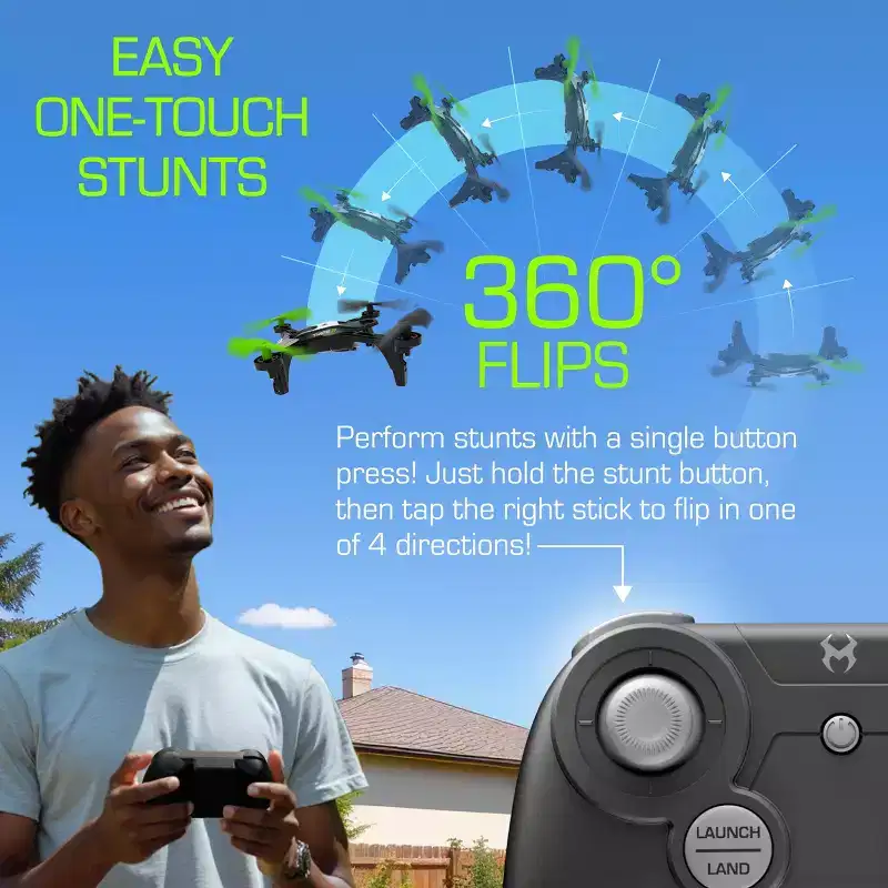 Sky Viper Type-R Performance Racing Drone: Remote Control, Beginner Skill Level, USB-C Connection, Outdoor Use