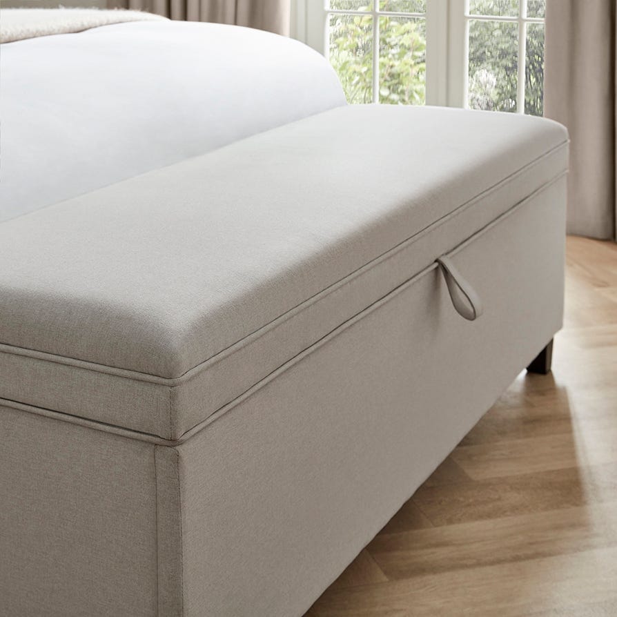 Storage Ottoman - Natural