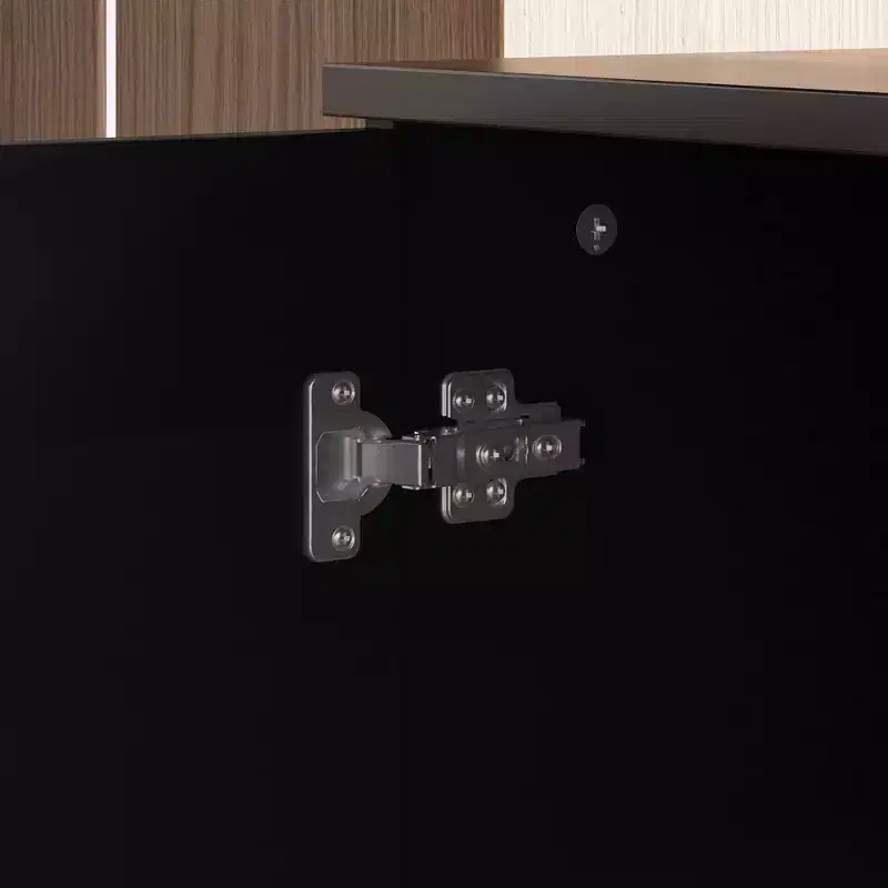 Height-Adjustable Computer Desk Office Desk Standing Desk: L-Shaped Spacious Desktop, Storage Cabinets