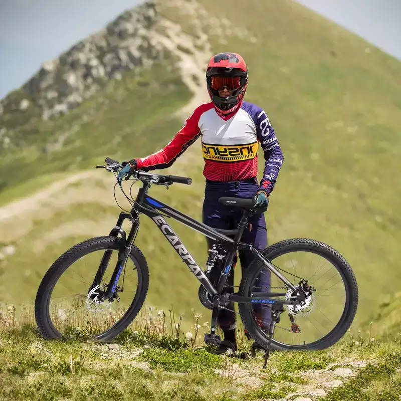 Okak 27.5IN Mountain Bike with Front and Rear Dual Shock Absorbers, 21-Speed Dirt Bike with Mechanical Disc Brake, Adult Bike for Men and Women