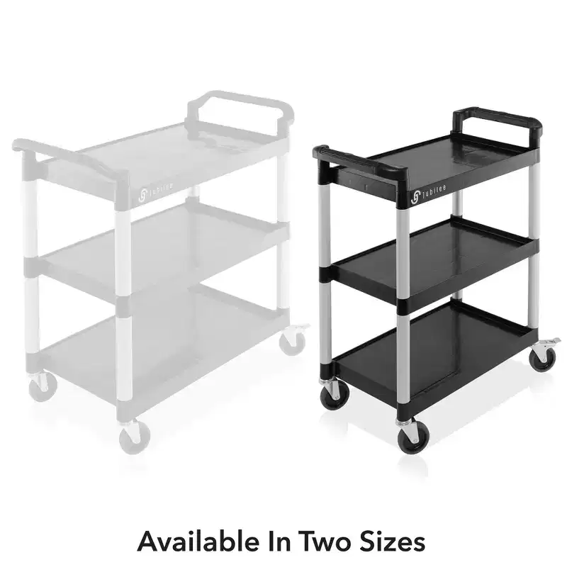 3-Tier Utility Service Cart with Wheels