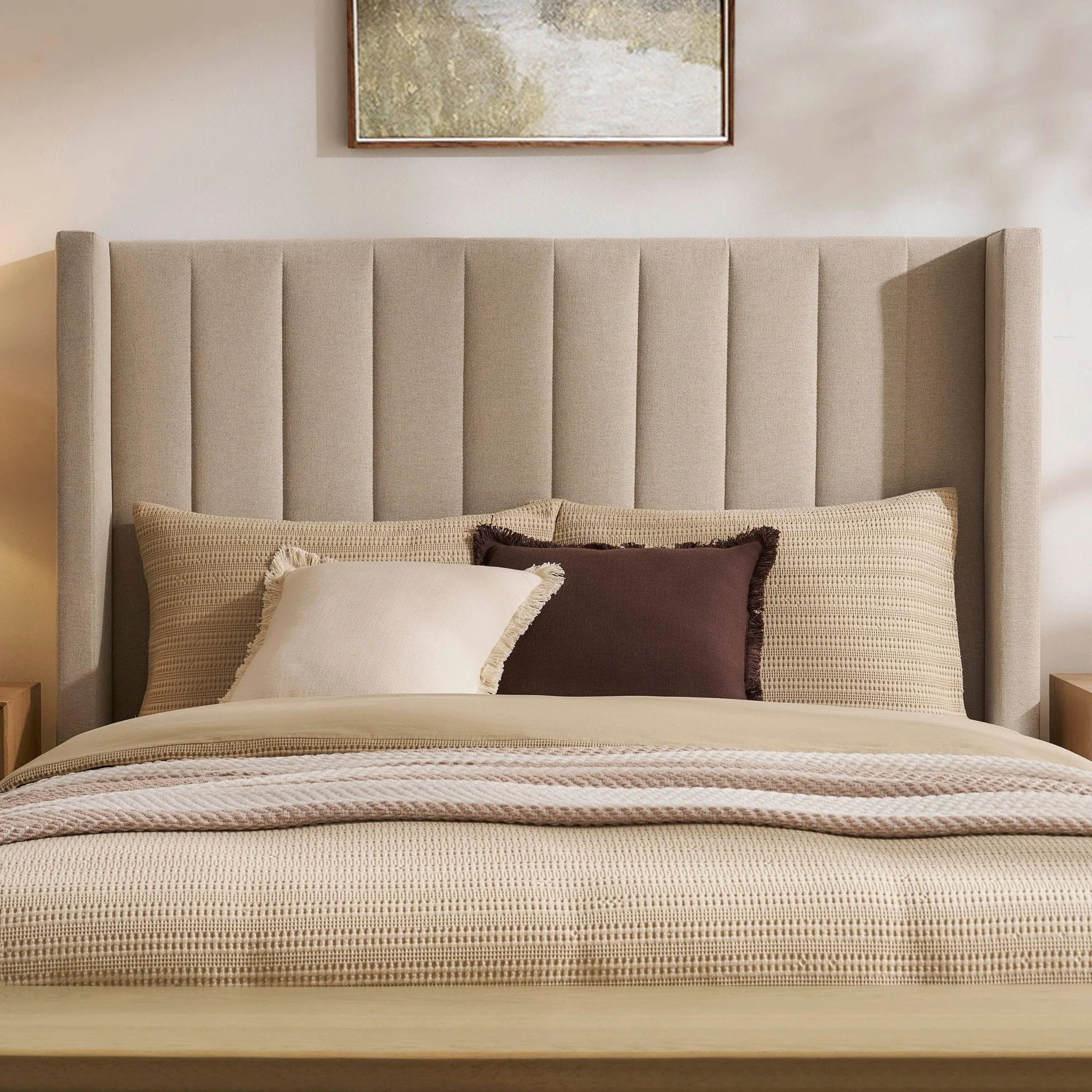 Storage Bed - Oatmeal