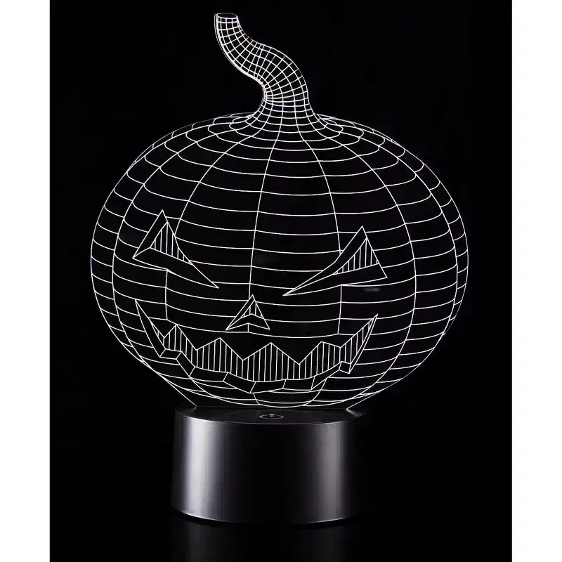 JuzToys 3D Pumpkin Laser Cut Precision LED Lights