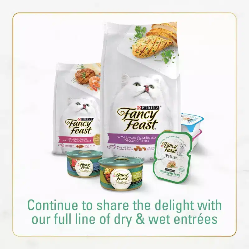 Fancy Feast Gourmet Ocean Fish and Salmon Dry Cat Food - 12lbs