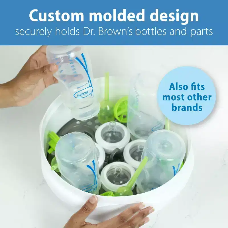 Dr. Brown's Microwave Steam Sterilizer for Baby Bottles & Accessories