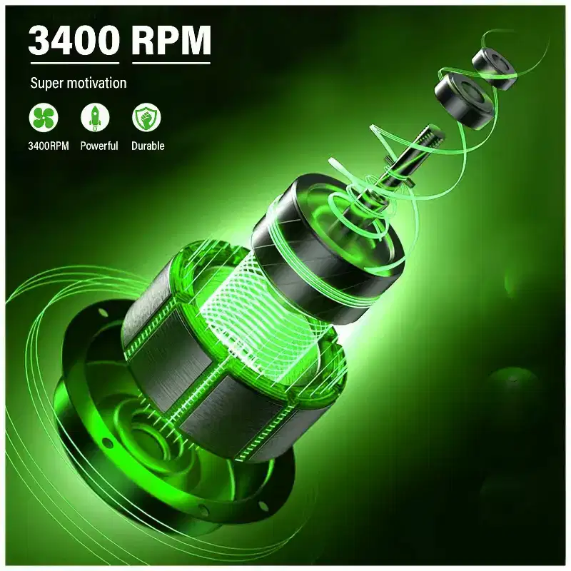 FDW 12 Amp Lawn Mower 13 Inch Grass Cutter Machine with Collection Box