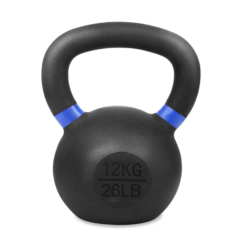Cast Iron Kettlebells Set ¨C Solid Iron, Rust Resistant Coating, Ergonomic Grip ¨C Full Body Strength & Power Training ¨C Ideal for Home Gyms