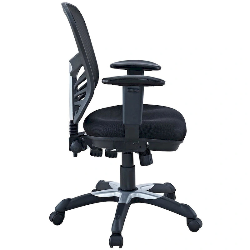 Ergonomic Mesh Office Chair with Adjustable Back & Armrests