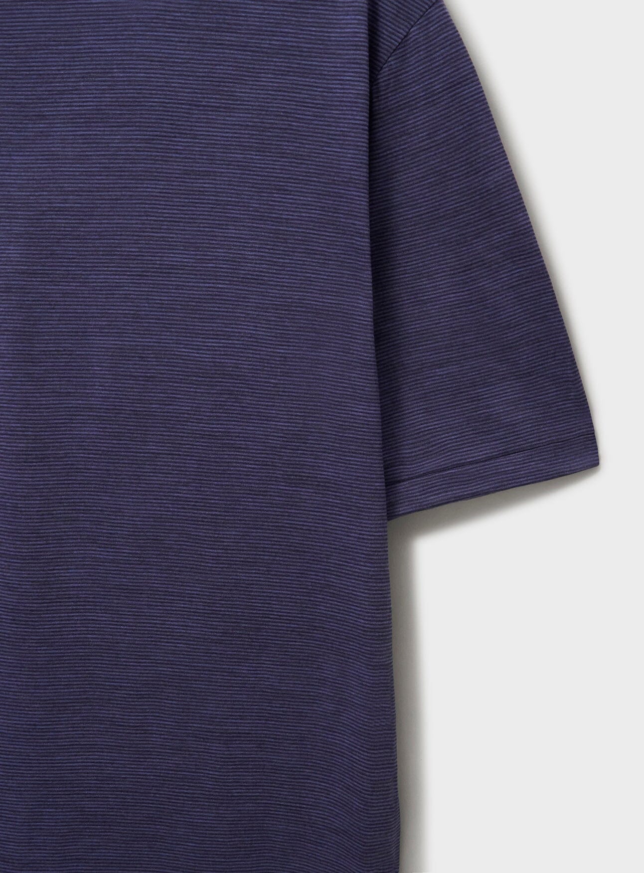 Merino Wool Jersey Sky Stripe T-Shirt