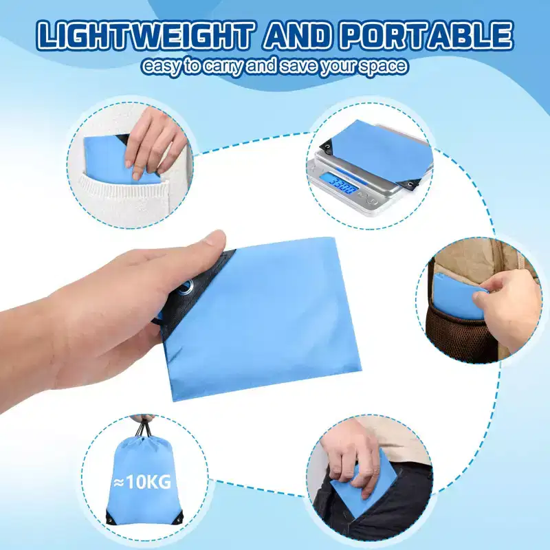 Narwey Drawstring Backpack Bulk 42 Pcs String Backpack Drawstring Bags Cinch Bag Sackpack (Sky Blue)