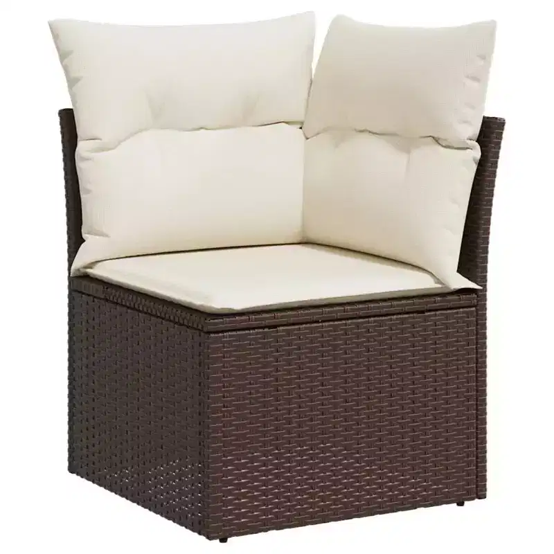 vidaXL Handy Patio Sofa Set with Cushions for Chilling Outside