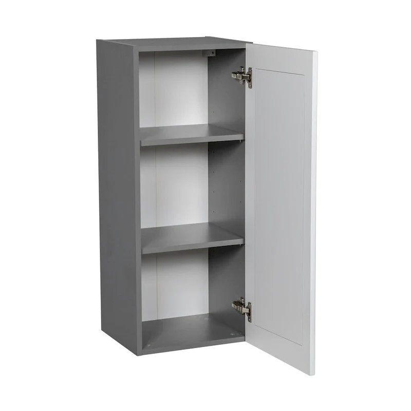 12 x 36 Wall Cabinet, Single Door, Grey