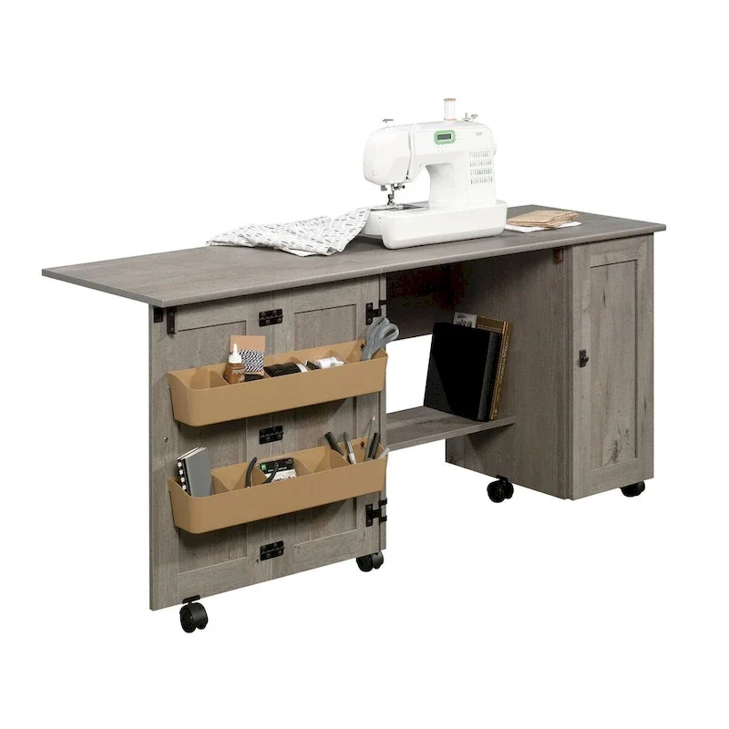 Collection Easy Rolling Sewing and Craft Table/Cart
