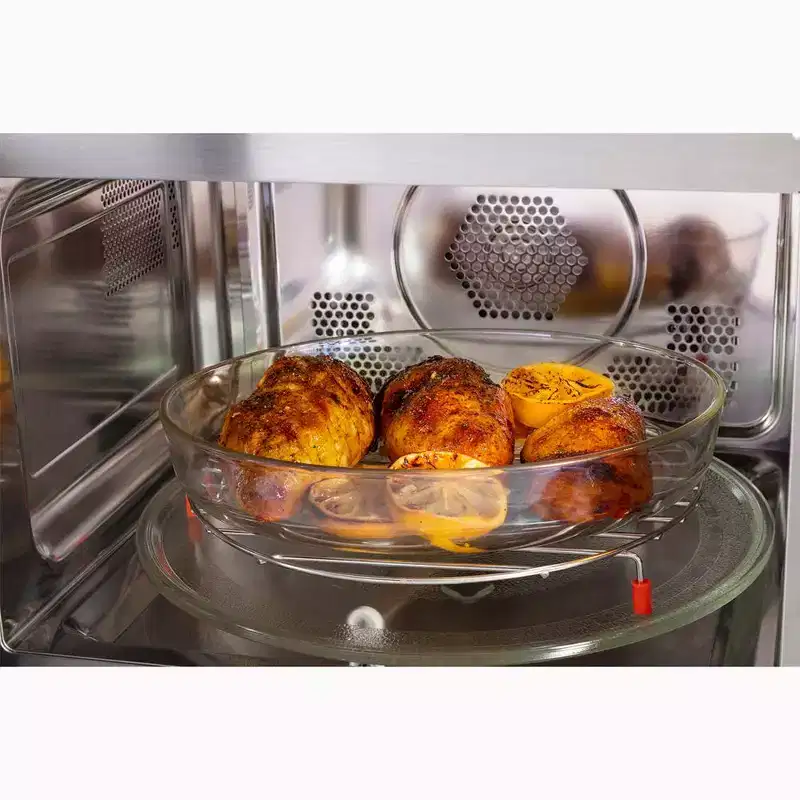 GE 3-in-1 Microwave Oven 1,050 Watts Air Fryer, Broiler & Convection 1.0 Cu.Ft