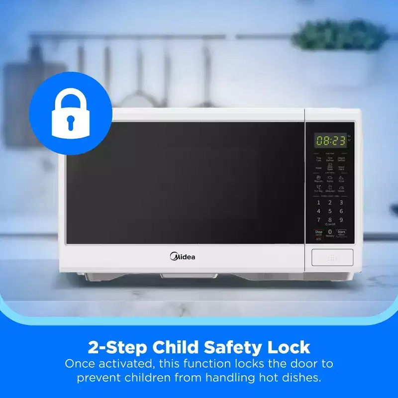 Midea 0.9 cu. ft. Countertop Microwave Oven, 900W