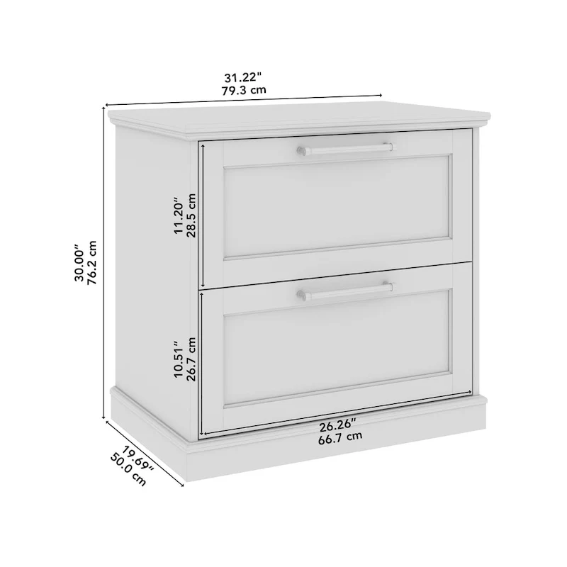 2-Drawer Lateral File Cabinet – Home Office Storage