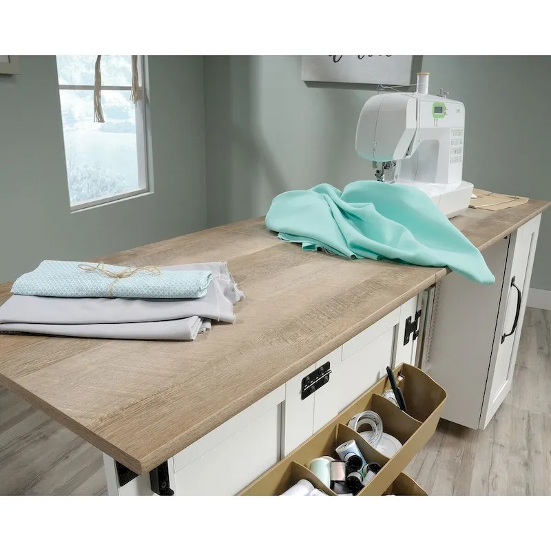 Collection Easy Rolling Sewing and Craft Table/Cart