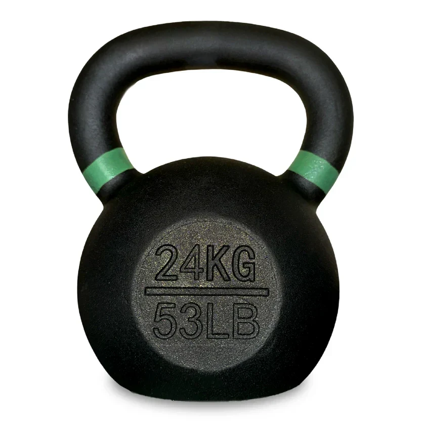 Cast Iron Kettlebells Set ¨C Solid Iron, Rust Resistant Coating, Ergonomic Grip ¨C Full Body Strength & Power Training ¨C Ideal for Home Gyms