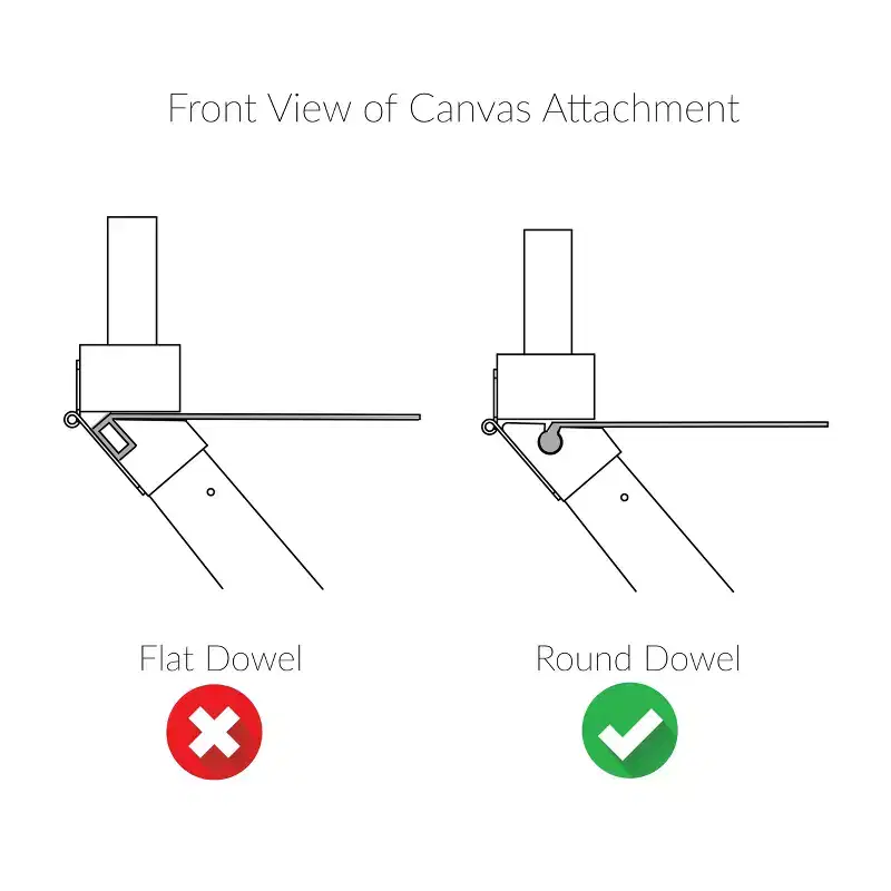 Extra Wide Director's Chair Replacement Canvas Wide - Flora Home